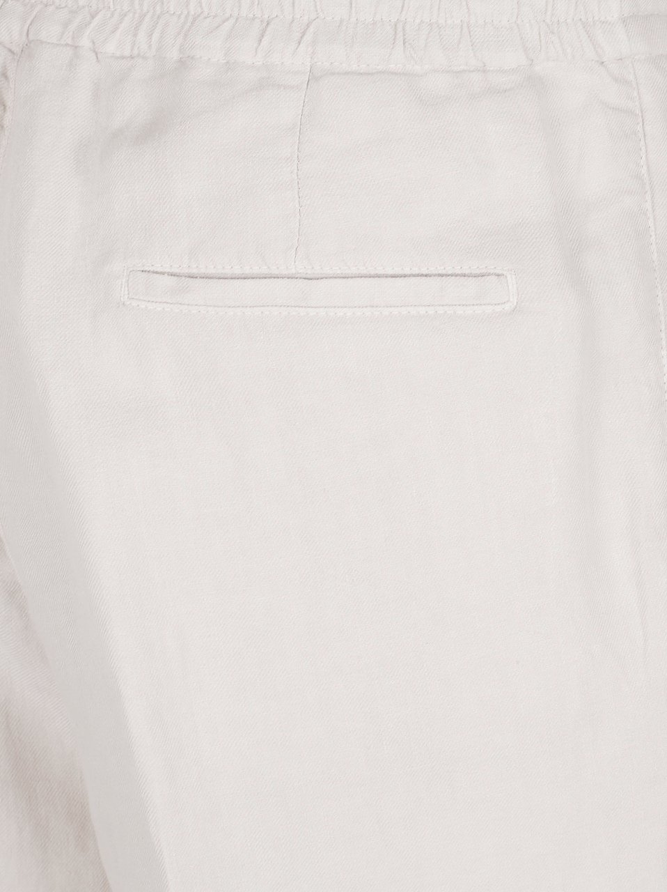 Brunello Cucinelli Relaxed Fit Linen Trousers Neutraal