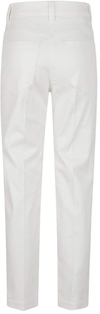 Brunello Cucinelli Tailored Beige Trousers With Minimalist Design Wit
