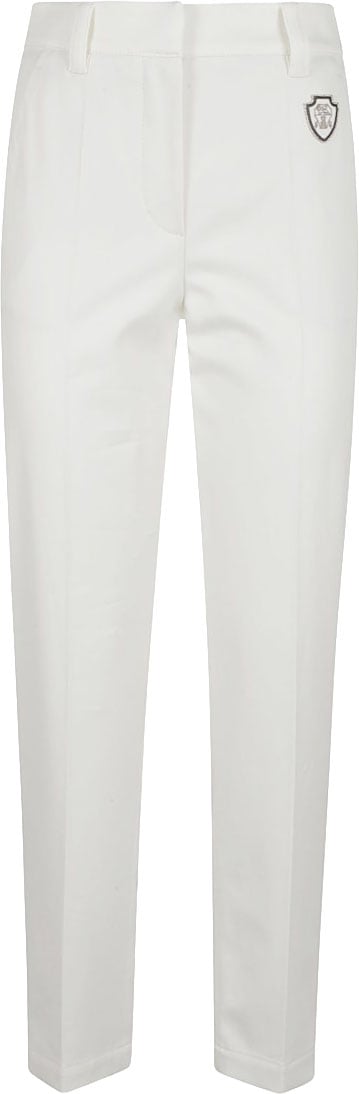 Brunello Cucinelli Tailored Beige Trousers With Minimalist Design Wit