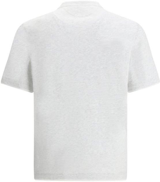Brunello Cucinelli Gray Cotton T-Shirt Grijs
