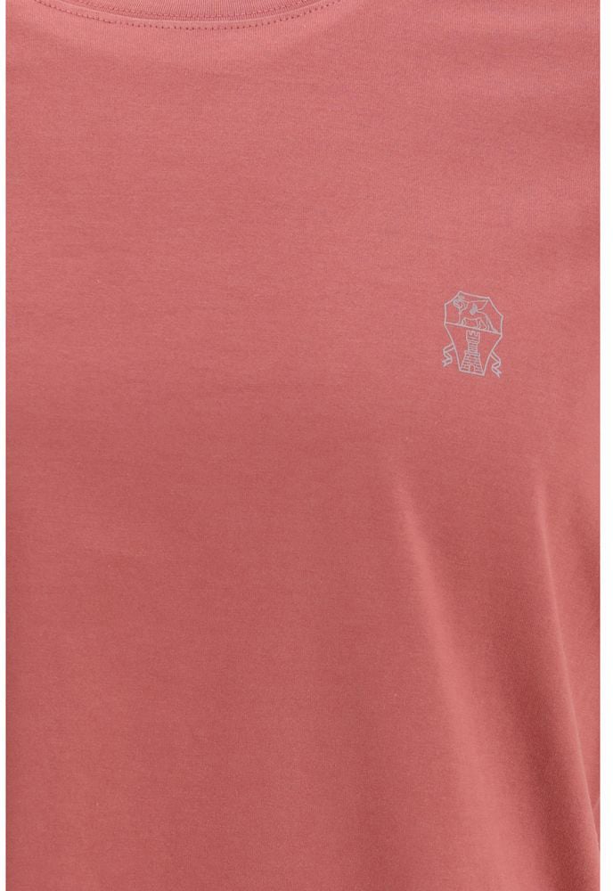 Brunello Cucinelli Multicolor Cotton T-Shirt Divers