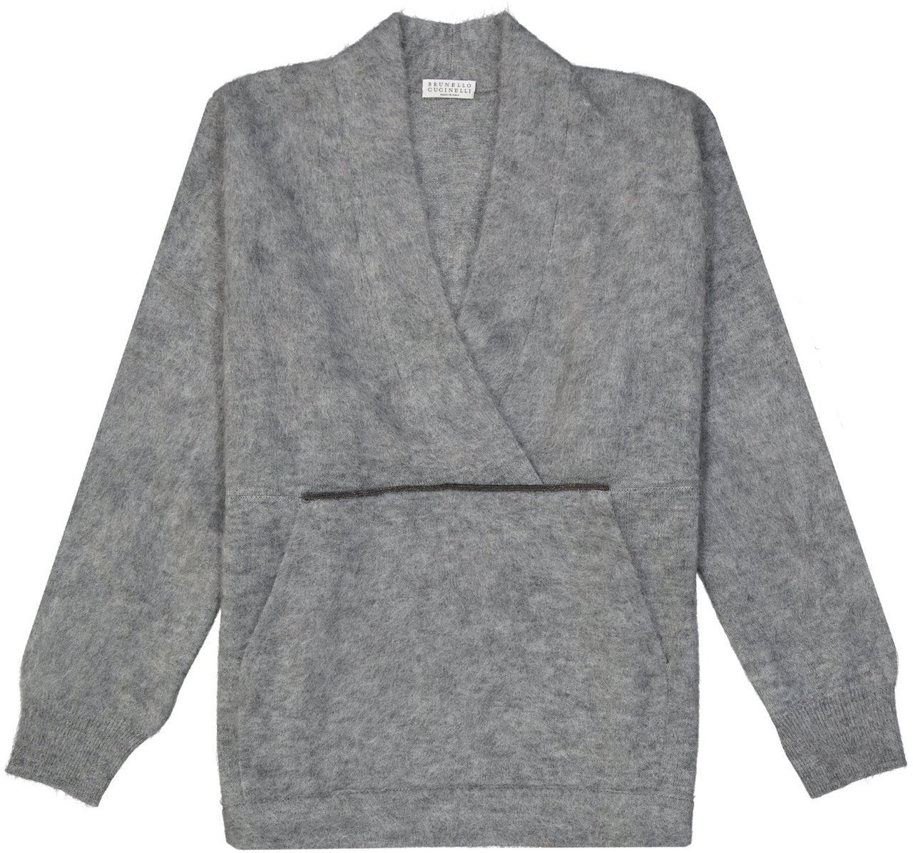 Brunello Cucinelli Brunello Cucinelli Mohair Wool Pullover Grijs