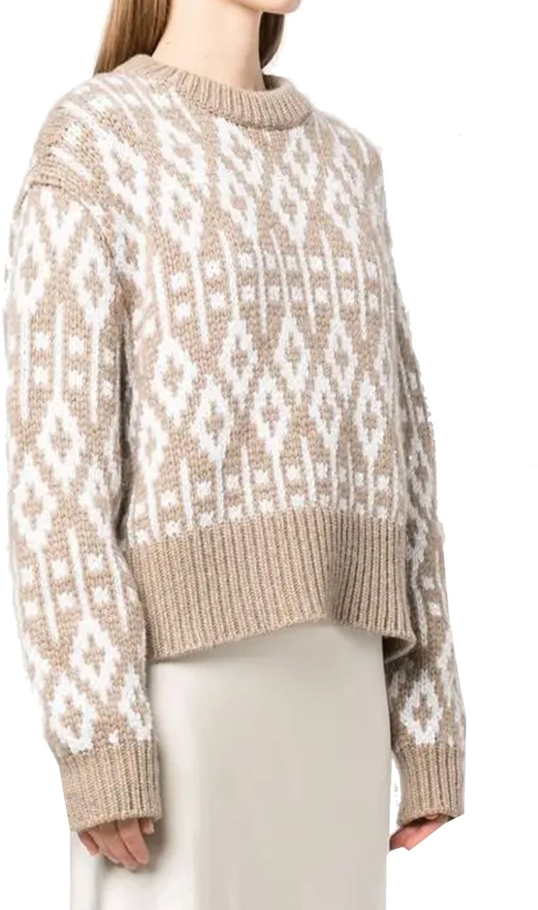 Brunello Cucinelli Brunello Cucinelli Jacquard Cashmere Sweater Divers