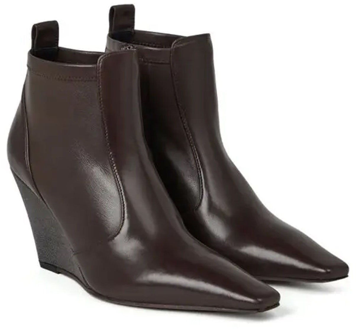 Brunello Cucinelli Monili Wedge Ankle Boots Divers