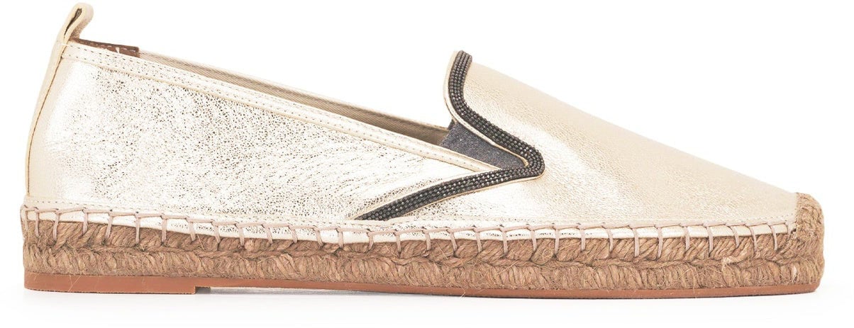 Brunello Cucinelli Brunello Cucinelli Leather Espadrilles Divers