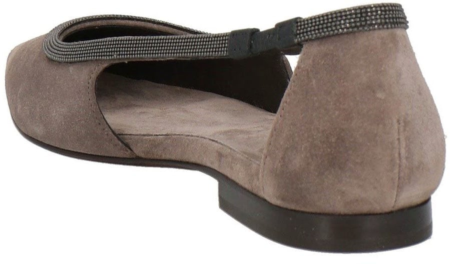 Brunello Cucinelli Suede Flats Divers