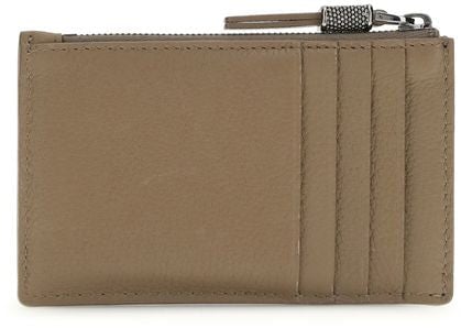 Brunello Cucinelli Brunello Cucinelli Beige Calf Leather Bos Taurus Wallet Beige