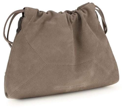 Brunello Cucinelli Brunello Cucinelli Beige Calf Leather Bos Taurus Clutch Bag Beige