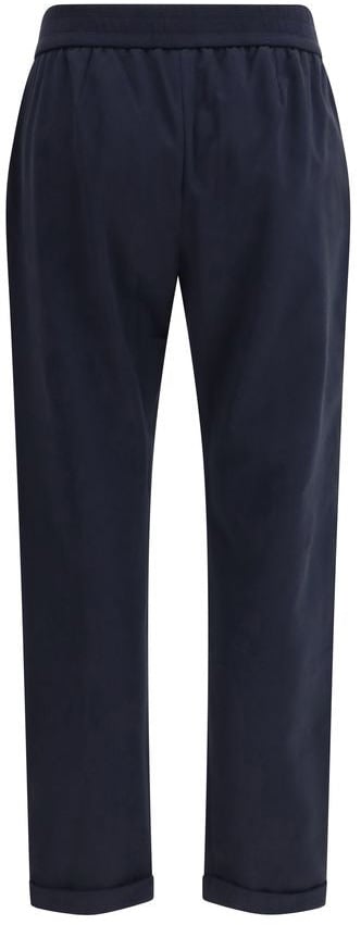 Brunello Cucinelli Blue Cotton Joggers (Workout Pants) Blauw