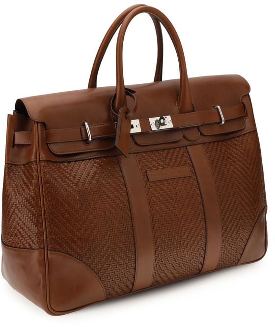 Brunello Cucinelli Brunello Cucinelli Brown Calf Leather Bos Taurus Backpack Bruin