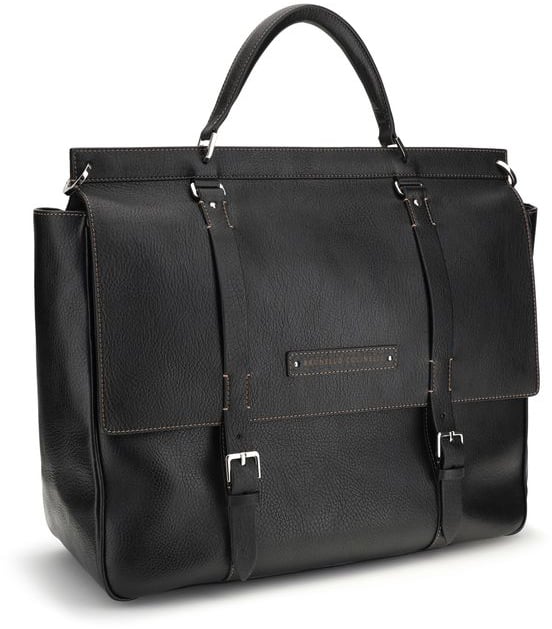 Brunello Cucinelli Brunello Cucinelli Black Calf Leather Bos Taurus Luggage And Travel Zwart