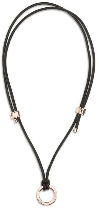 Brunello Cucinelli Brunello Cucinelli Brown Calf Leather Bos Taurus Keychain Bruin