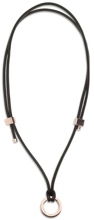 Brunello Cucinelli Brunello Cucinelli Brown Calf Leather Bos Taurus Keychain Bruin