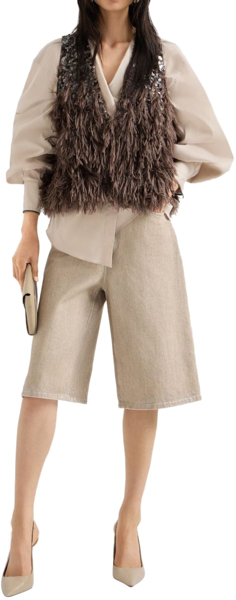 Brunello Cucinelli Shirts Beige Beige