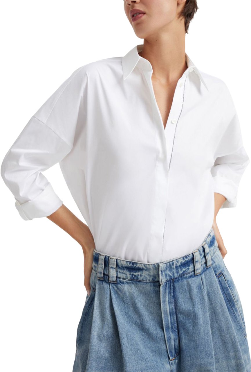 Brunello Cucinelli Shirts White Wit