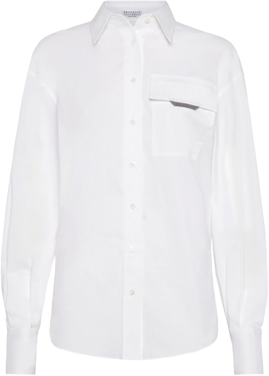 Brunello Cucinelli Shirts White Wit