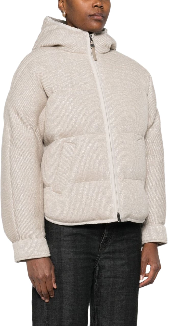 Brunello Cucinelli Coats Featherbeige Beige