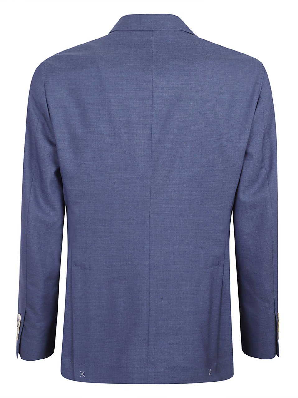 Brunello Cucinelli Tailored Blue Two-Piece Suit Paars