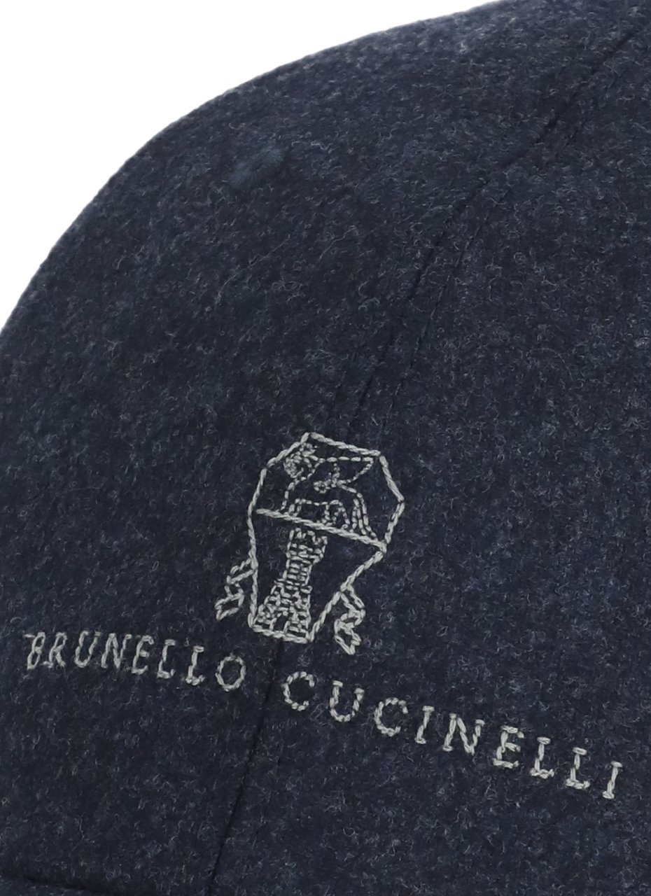 Brunello Cucinelli Hats Blue Blauw