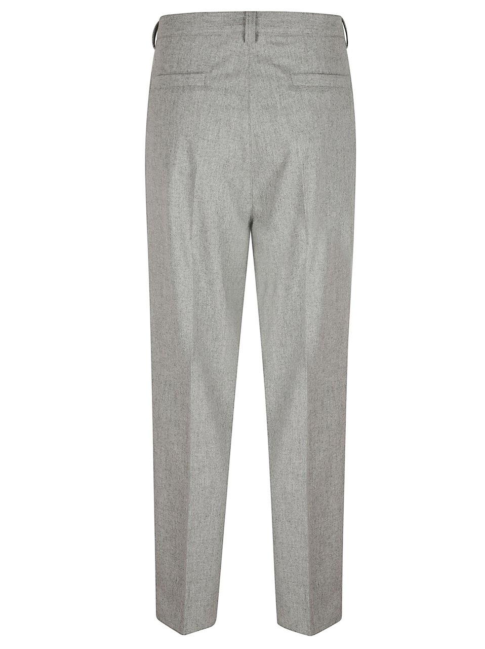 Brunello Cucinelli Medium Grey Wool Trousers Grijs