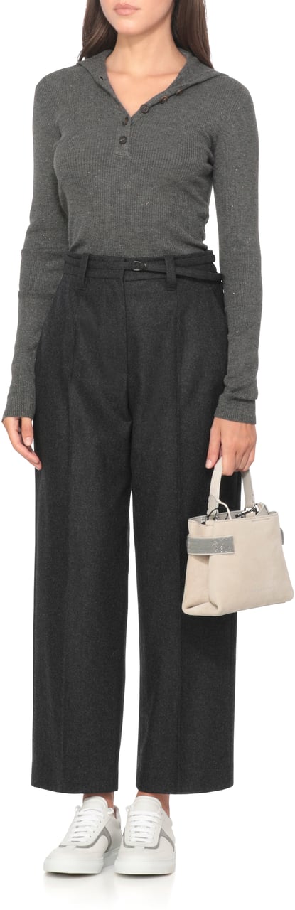 Brunello Cucinelli Trousers Grey Grijs