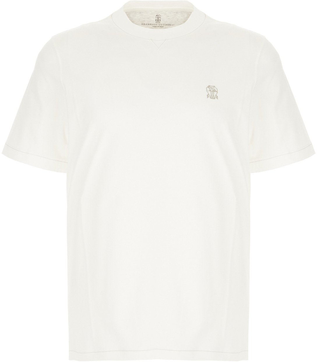 Brunello Cucinelli Brunello Cucinelli White cotton t-shirt Wit