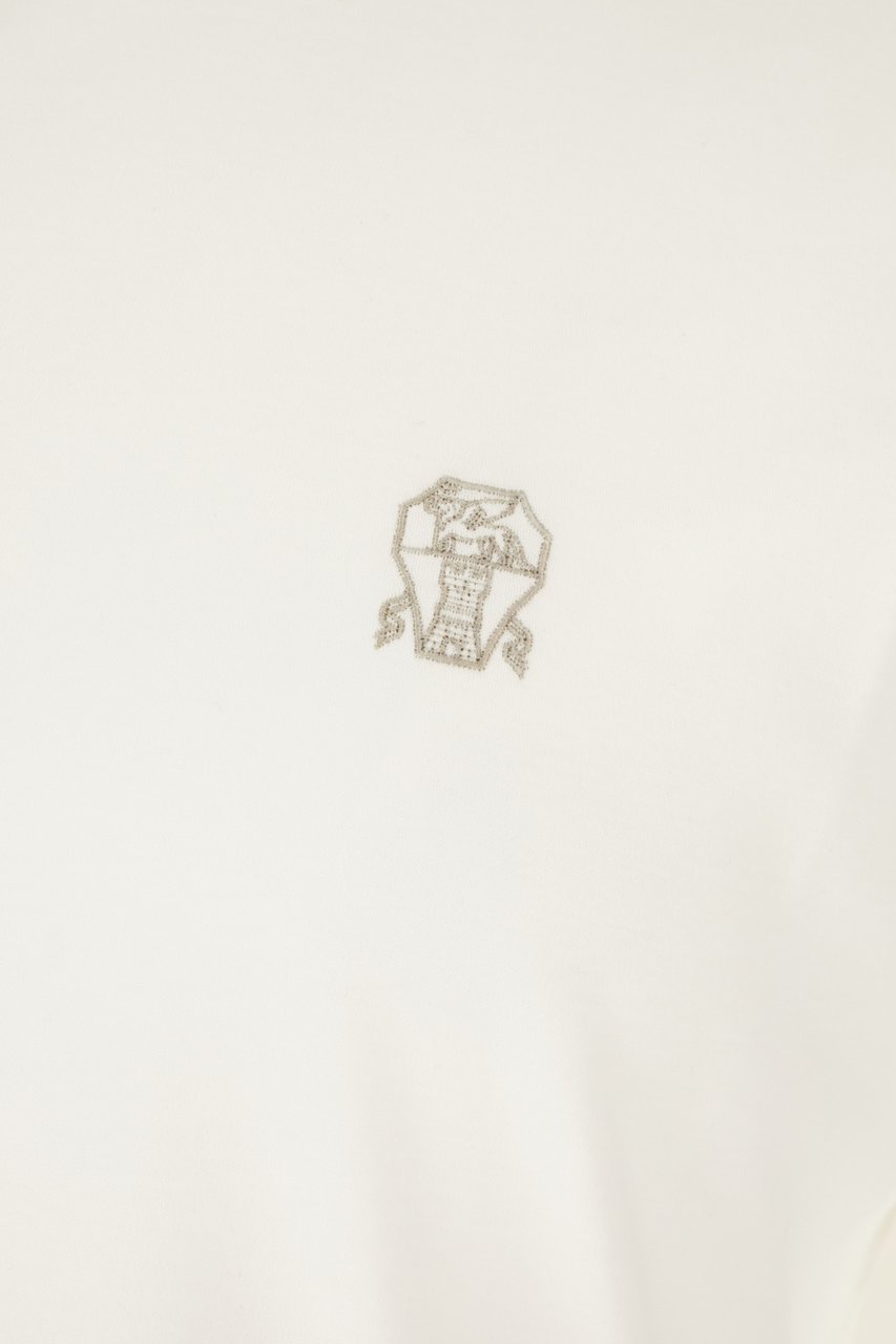 Brunello Cucinelli Brunello Cucinelli White cotton t-shirt Wit