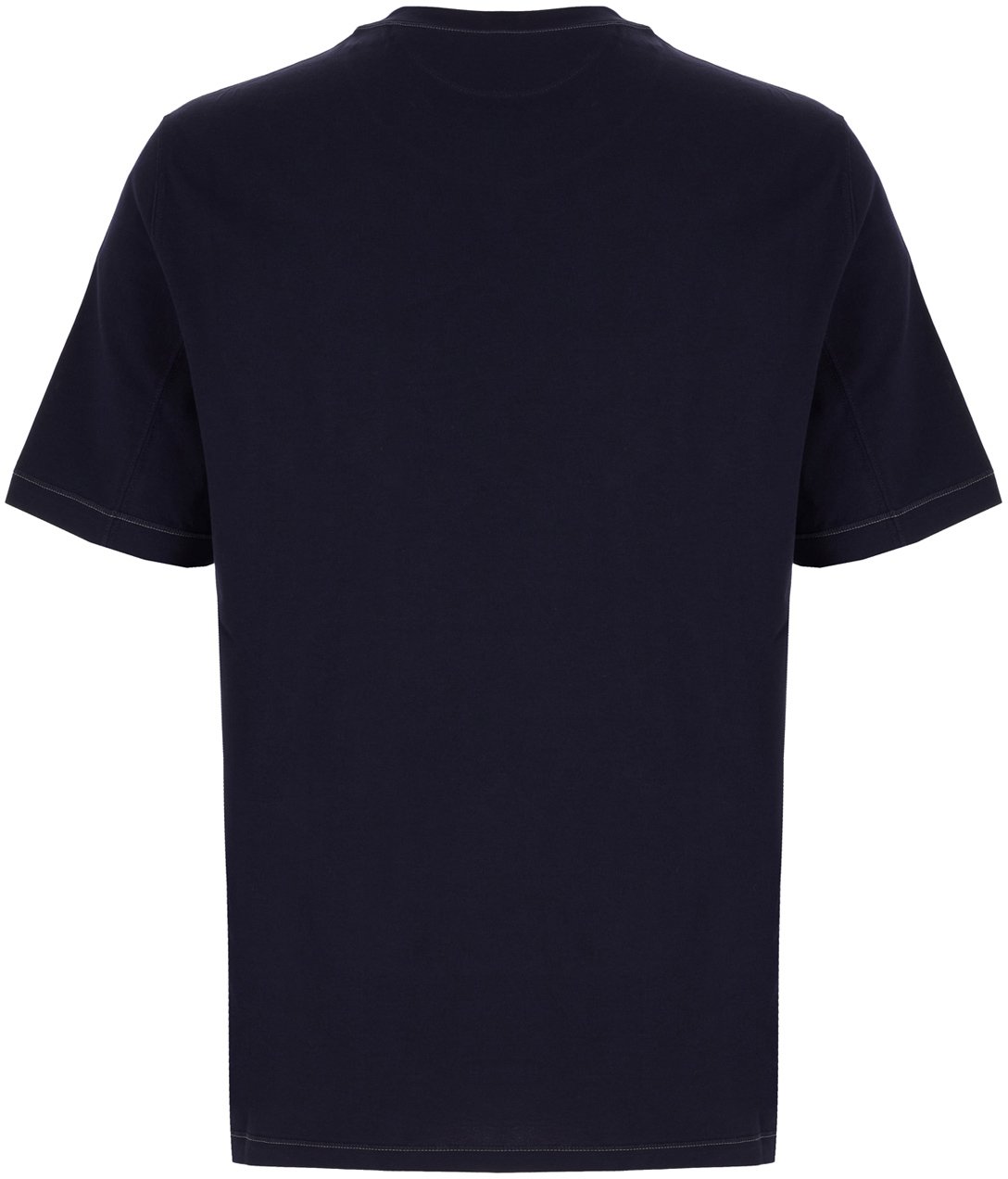 Brunello Cucinelli Brunello Cucinelli Midnight blue cotton t-shirt Blauw