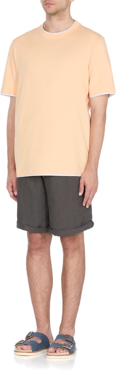 Brunello Cucinelli T-Shirts And Polos Orange Oranje