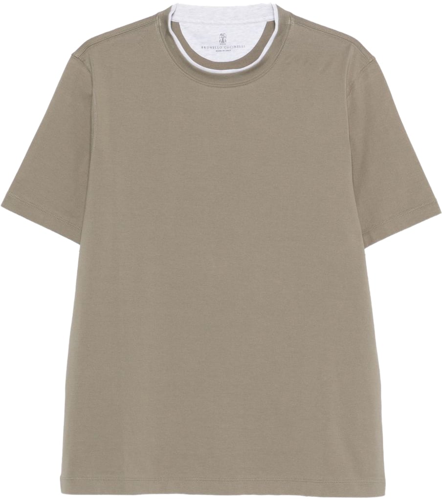 Brunello Cucinelli T-Shirts And Polos Green Groen