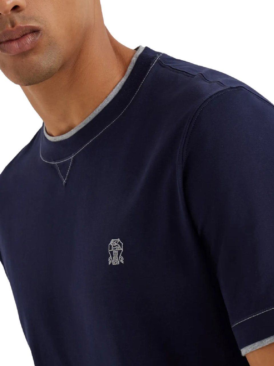 Brunello Cucinelli girocollo m/c divers Divers