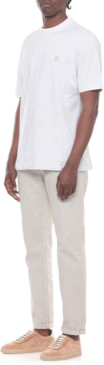 Brunello Cucinelli T-Shirts And Polos Ivory Wit