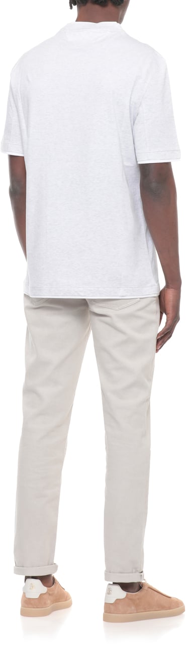Brunello Cucinelli T-Shirts And Polos Ivory Wit