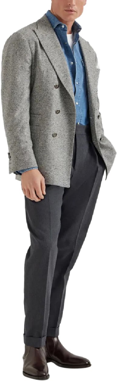 Brunello Cucinelli girocollo m/c con stampa divers Divers