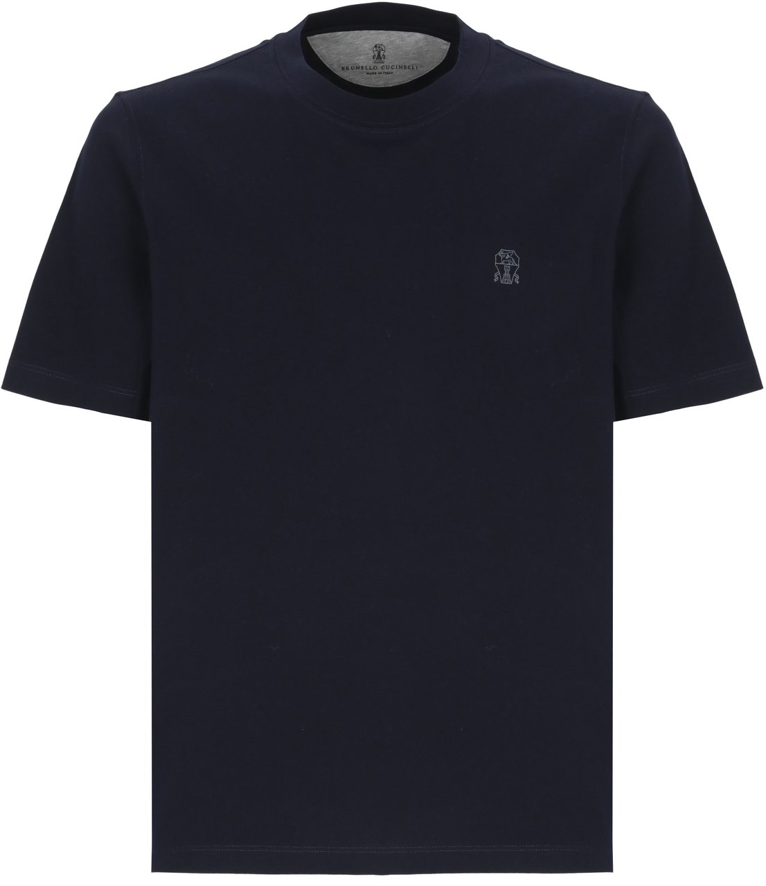 Brunello Cucinelli T-Shirts And Polos Blue Blauw