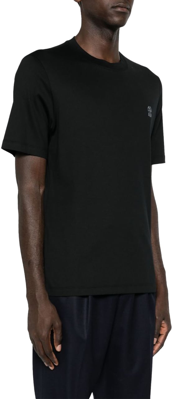 Brunello Cucinelli T-Shirts And Polos Black Zwart
