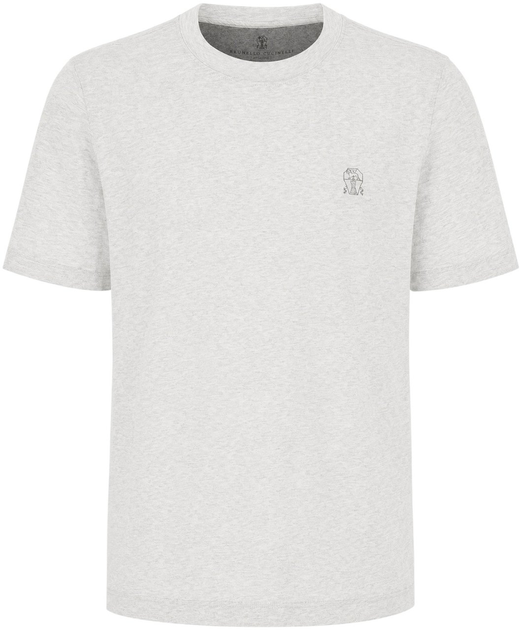 Brunello Cucinelli Grey cotton t-shirt Grijs