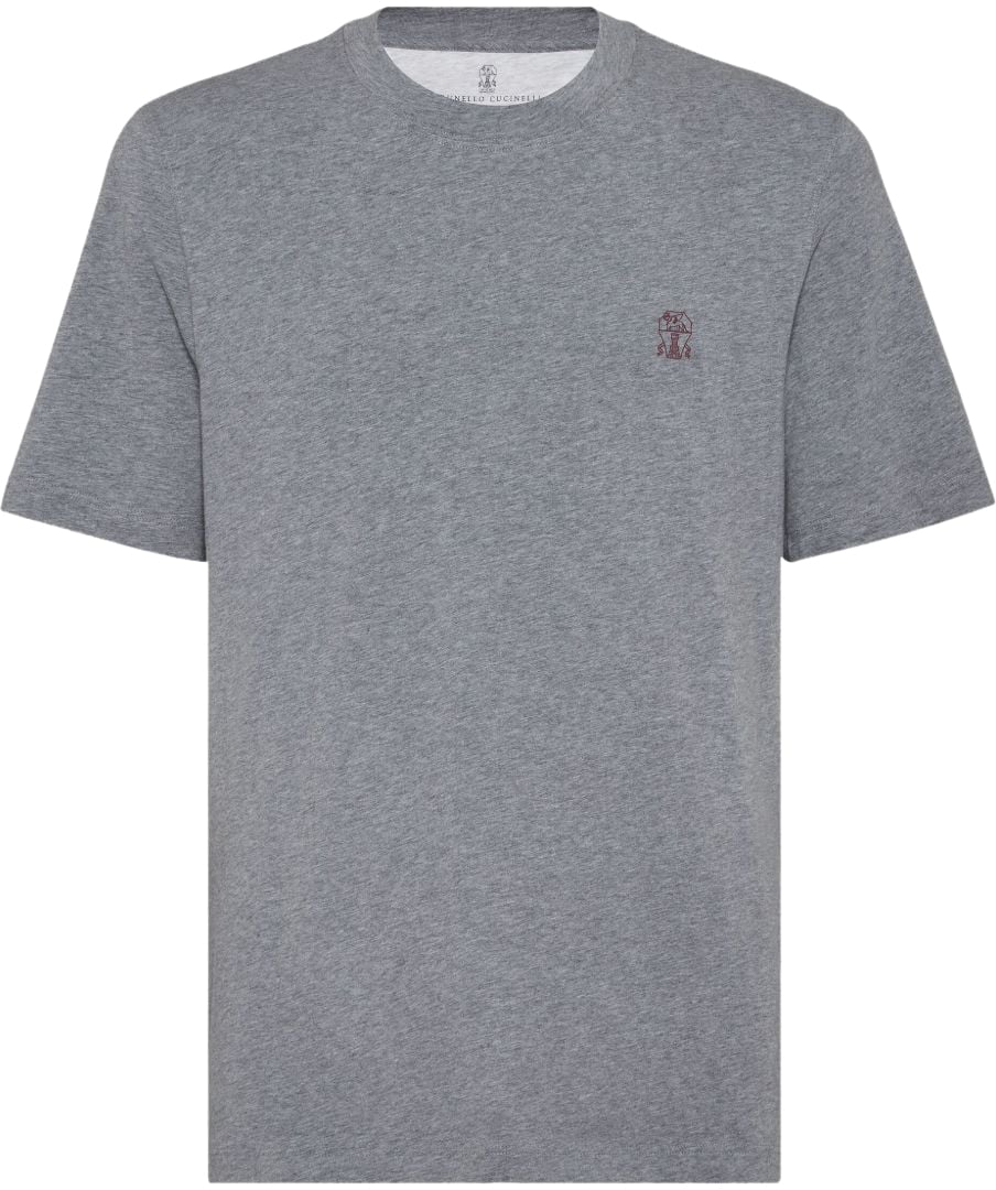 Brunello Cucinelli T-Shirts And Polos Grey Grijs