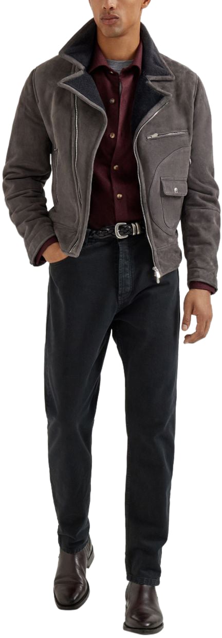 Brunello Cucinelli T-Shirts And Polos Grey Grijs