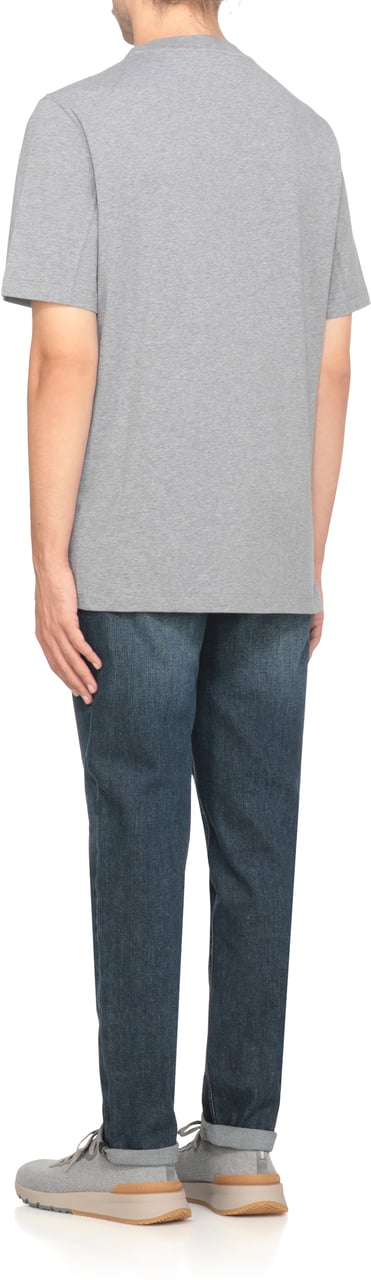Brunello Cucinelli T-Shirts And Polos Grey Grijs