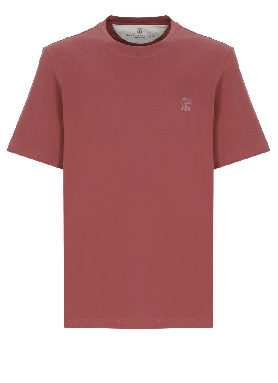 Brunello Cucinelli T-Shirts And Polos Red Rood