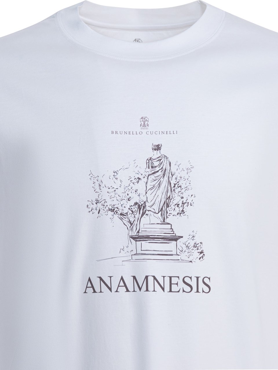 Brunello Cucinelli "Anamnesis" T-shirt Wit