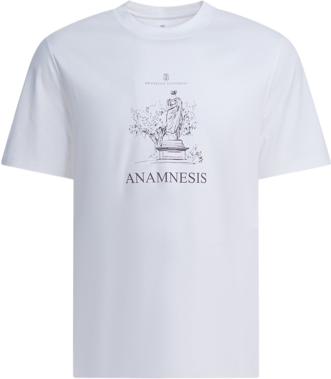 Brunello Cucinelli "Anamnesis" T-shirt Wit