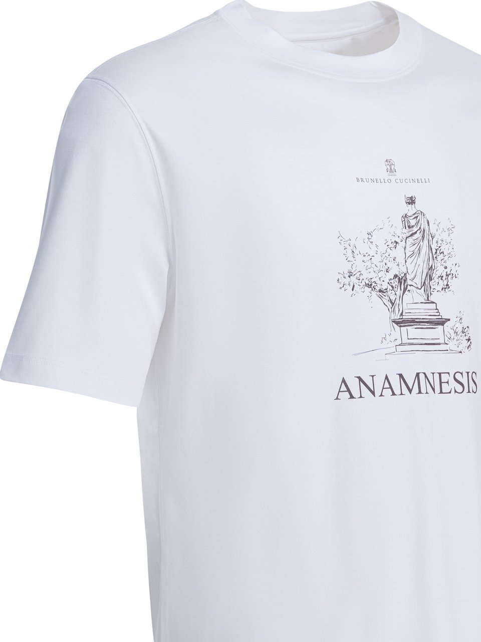 Brunello Cucinelli "Anamnesis" T-shirt Wit