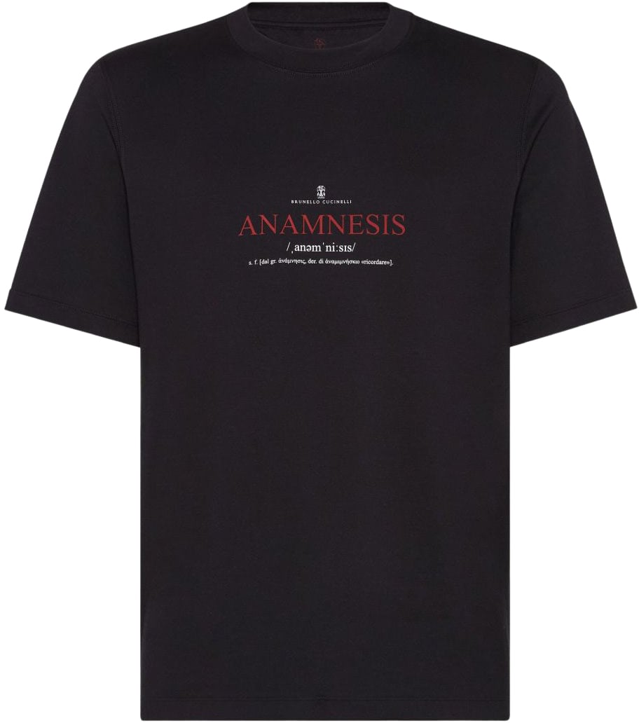 Brunello Cucinelli T-Shirts And Polos Black Zwart