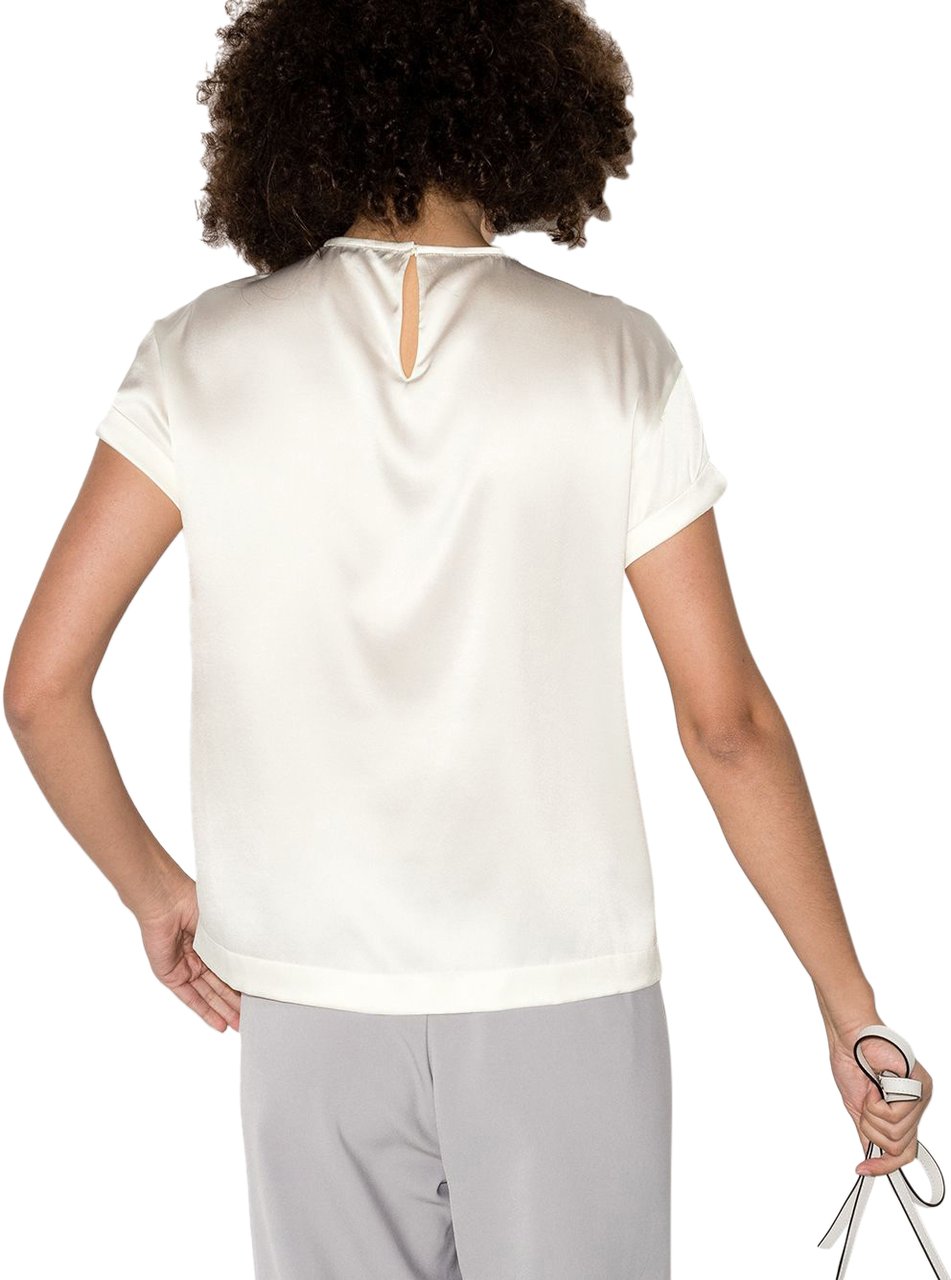 Brunello Cucinelli Top White Wit
