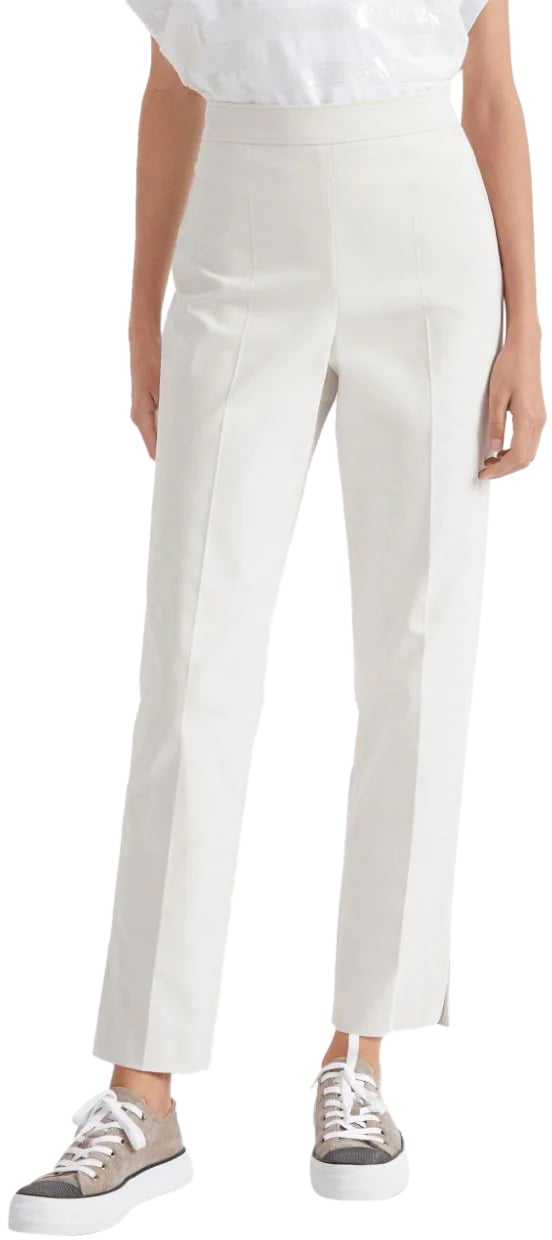 Brunello Cucinelli Pantalone Wit