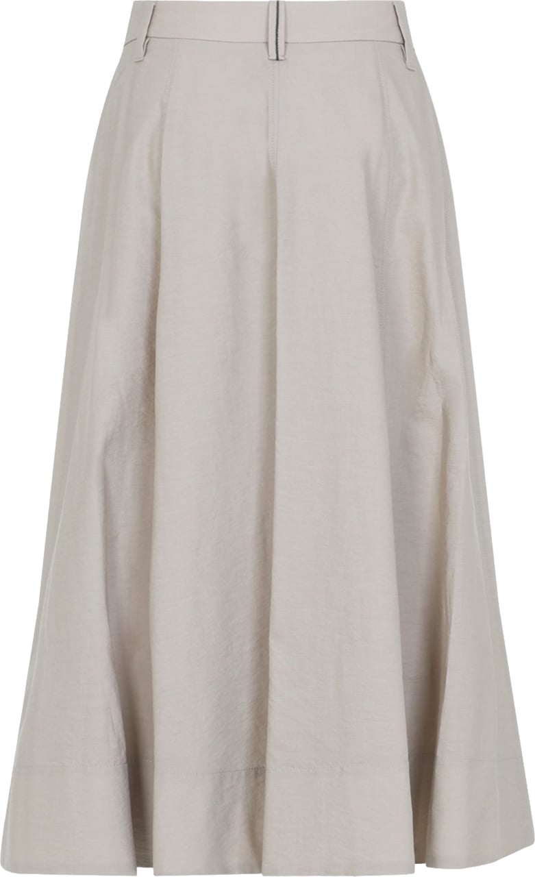 Brunello Cucinelli Cotton Midi Skirt Divers