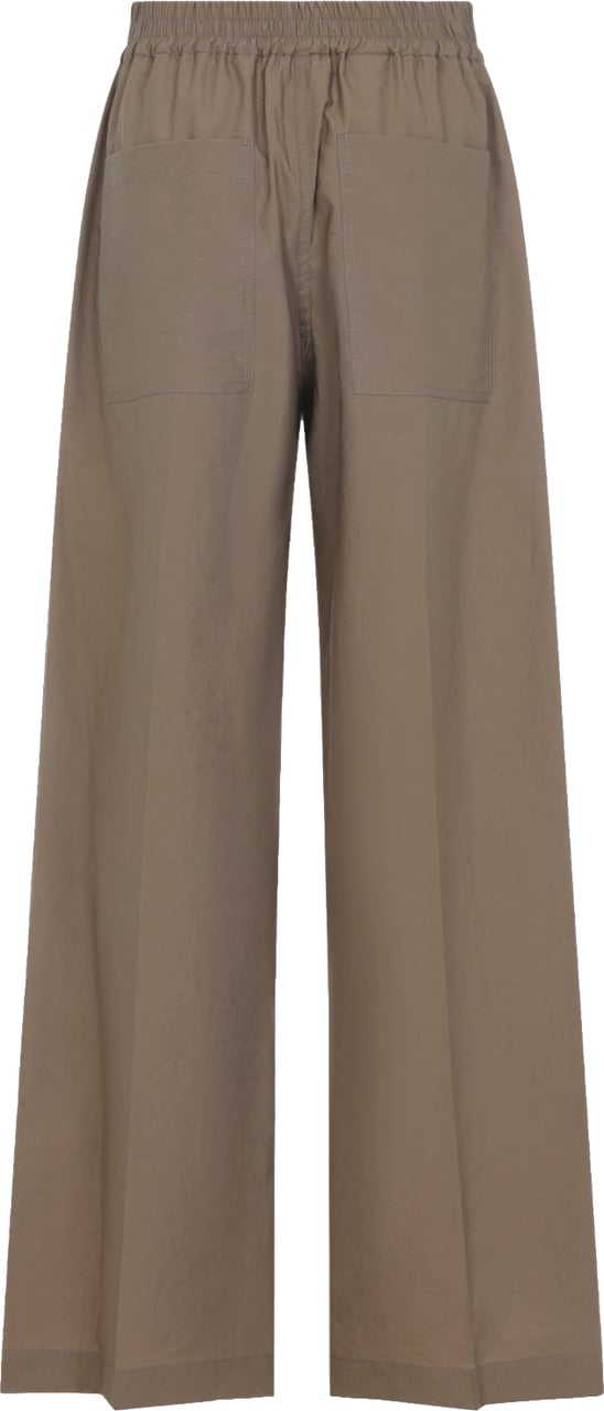 Brunello Cucinelli Wide Leg Cotton Pants Divers