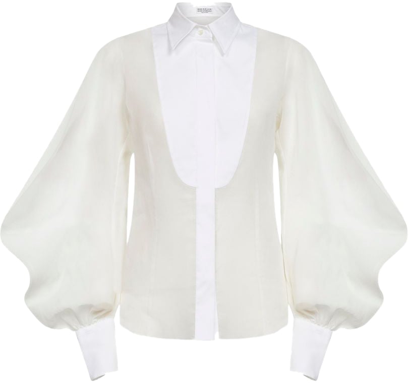 Brunello Cucinelli Shirts White Wit